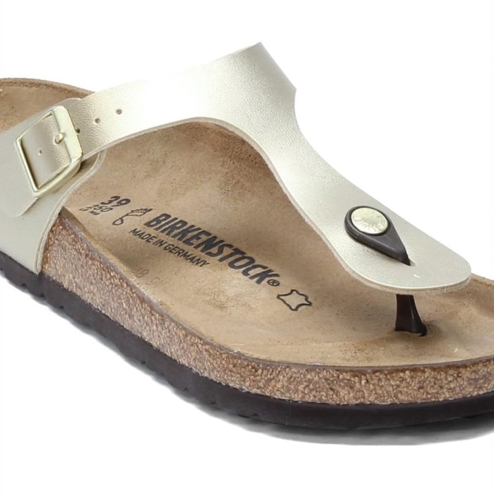 Birkenstock Gold Gizeh BF Sandals Size 37